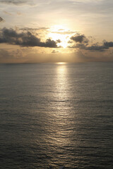 マラッカ海峡朝日の出