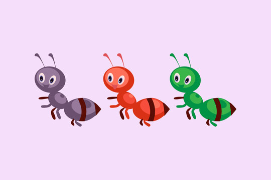 Ant vector design illustration