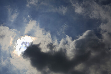雲間の太陽