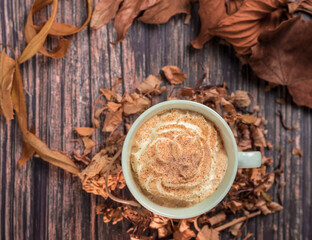 cup of coffee with cream