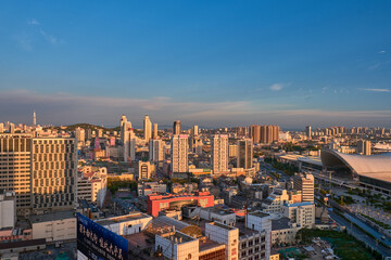 Obraz premium The Urban Landscape of Yantai, China