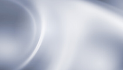 Abstract white and gray futuristic background. Light lines, waves. Blank gradient banner.