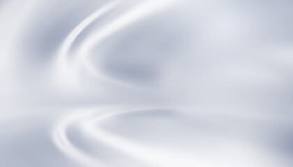 Abstract white and gray futuristic background. Light lines, waves. Blank gradient banner.