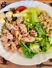 salad with chicken