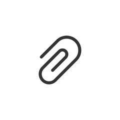 Paperclip icon. Attachment symbol modern, simple, vector, icon for website design, mobile app, ui. Vector Illustration
