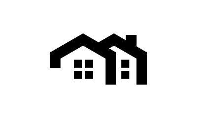 twin home logo vector