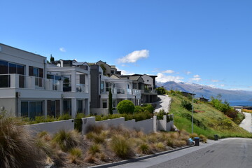 Fototapeta na wymiar Downtown in Queenstown, New Zealand
