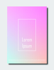 Colorful modern gradient background for template, brochure, flyer, cover design.