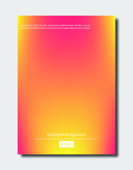 Colorful modern gradient background for template, brochure, flyer, cover design.