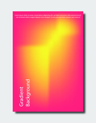 Colorful modern gradient background for template, brochure, flyer, cover design.