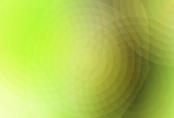 Light Green, Yellow vector template with circles. Blurred bubbles on abstract background with colorful gradient. Pattern can be used as texture of wallpapers.