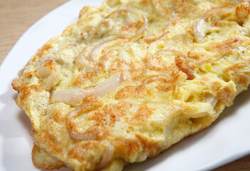 n cuisine, an omelette or omelet is a dish made from beaten eggs fried with butter or oil in a frying pan