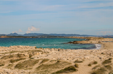 playa ses illetes. formentera (españa)