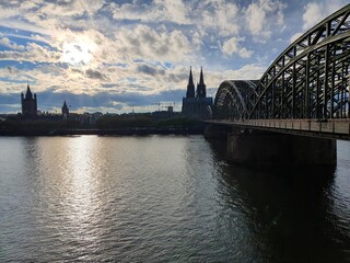Köln Dom Hohenzollernbrücke