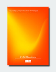 Fototapeta premium Colorful modern gradient background for template, brochure, flyer, cover design.