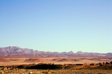 Naklejka na ściany i meble Vast Namibian Desert