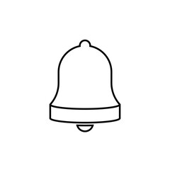 Fototapeta premium Bell icon line style simple design