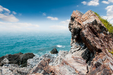 rocks in the sea