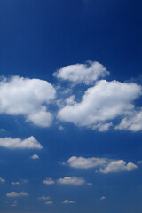 Obraz premium 青空と雲