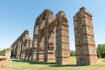 M&eacute;rida, Espa&ntilde;a - 15 de agosto de 2019: Acueducto de los Milagros
