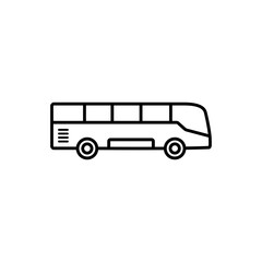 Bus icon, Bus sign and symbol vector illustration