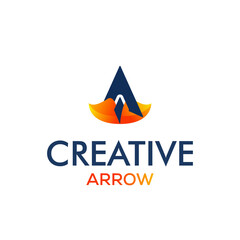 Fototapeta na wymiar Creative arrow logo, arrow design concept, arrow energy, arrow power concept, direction logo
