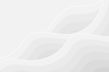 Obraz premium 3d white background Abstract wavy