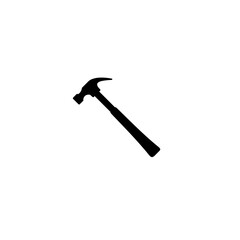 Hammer icon vector, Hammer symbol illustration
