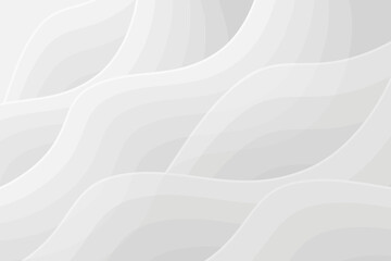 3d white background Abstract wavy