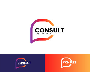 Business Consulting Logo design vector template