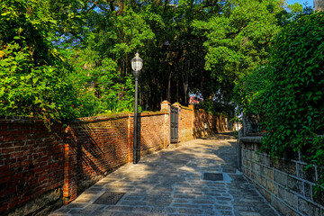 The path of Gulangyu island