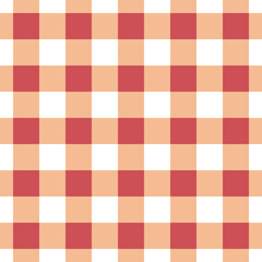 Vector seamless table cloth texture in red-orange color.