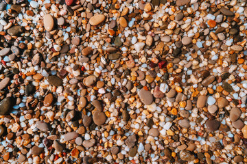 Background image of beach pebbles