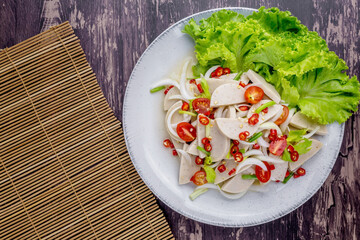 Spicy Vietnamese sausage salad