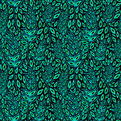 Frozen Corn Fields at Night