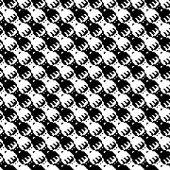 Vector tessellation art collection. Colored geometric pattern set.