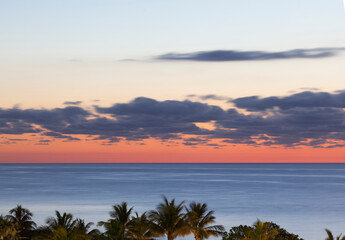Fototapeta na wymiar Sunset Over the Ocean