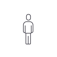People vector icon. User sign icon. Person symbol. Human avatar.