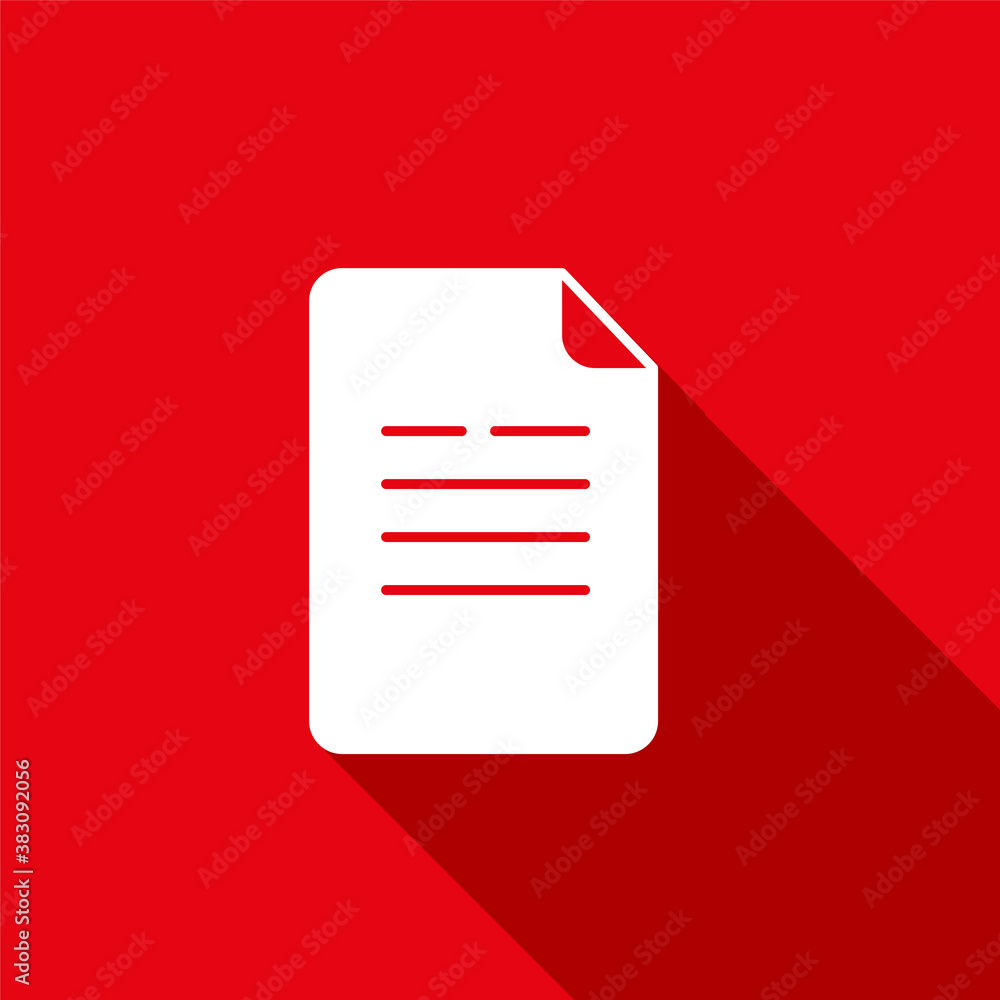 Poster file icon. document icon vector. paper icon.