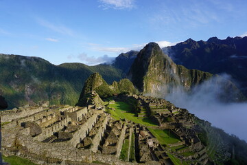 Sonnenaufgang in Machu Picchu 