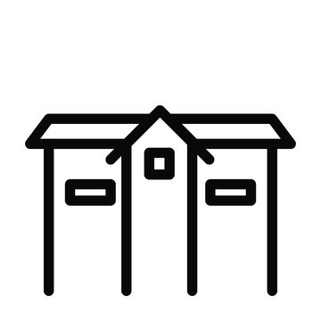 Again, there are 25 home-themed icons. The icon with the theme of the house is quite a lot sought after, this can be seen from the high number of home keyword searches on search engine sites.