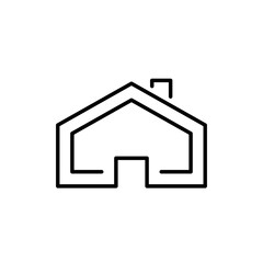 House home real estate logo icon design template element