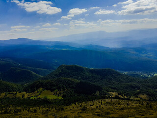 landscape with clouds