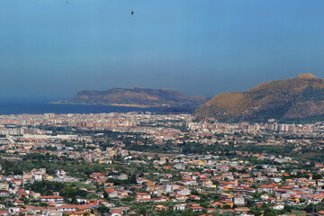 Italy - View of Palermo from Monreale