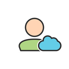 User Cloud Client Account Icon