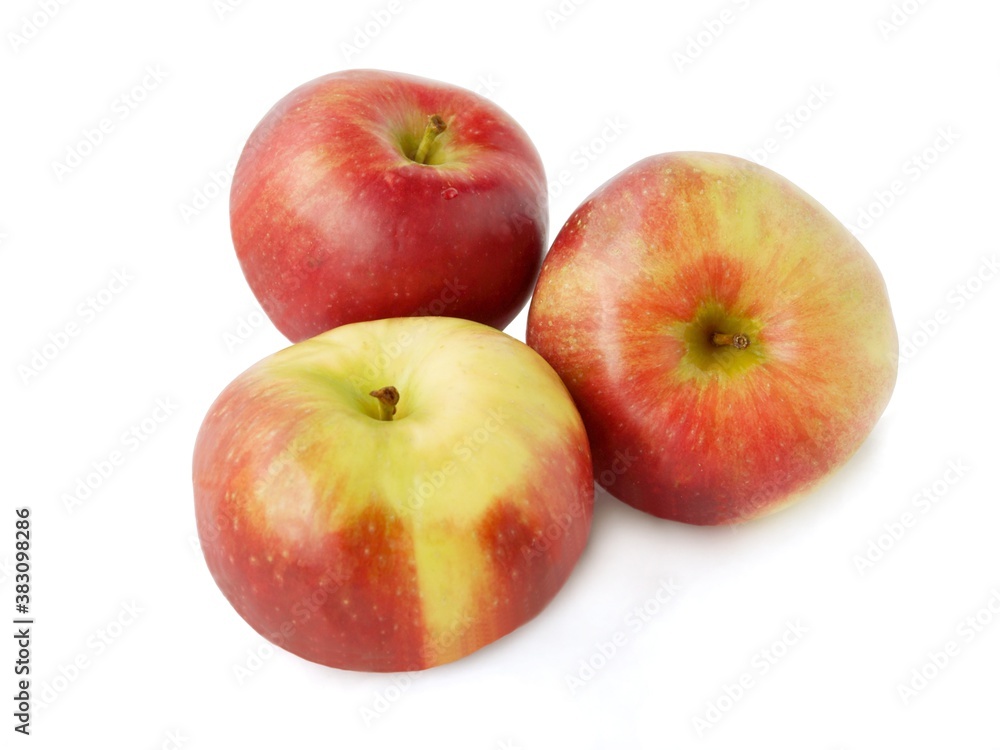 Wall mural multicolor tasty apples for eating or cooking close up