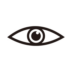 Eye icon vector illustration sign