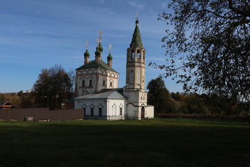 Fototapeta premium Old church in Serpukhov town 