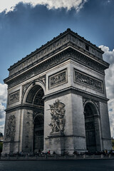 Fototapeta na wymiar Arch of Triumph, Paris, France