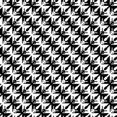 Tessellation art big collection. Black and white icon pattern set.